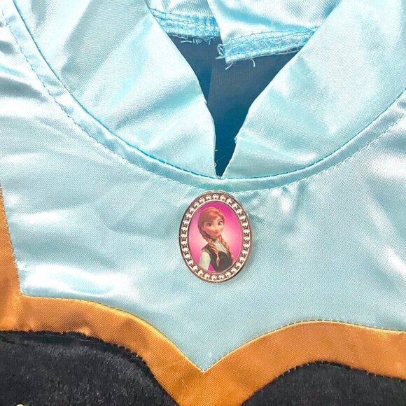 Disney Store Frozen Princess Anna Costume Dress Folk Style Dress-Up Size 9/10 - Picture 2 of 8